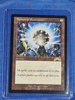 1x Sphere of Resistance Exodus MTG Magic the Gathering MP - Image 1
