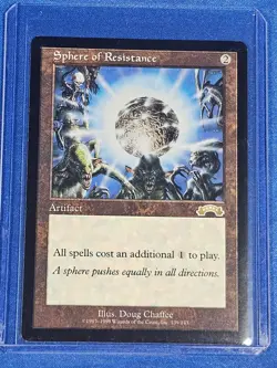 1x Sphere of Resistance Exodus MTG Magic the Gathering LP Light Play - Image 1