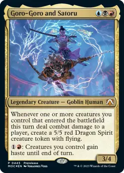 Goro-Goro and Satoru - 445 - Prerelease Cards - NM - Image 1