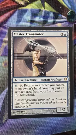 Wizards of the Coast Master Transmuter Rare Blue Artifact Creature Scars 7/150 - Image 1