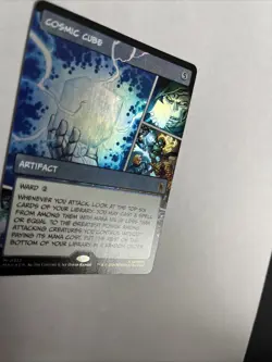 Cosmic Cube Borderless Foil Superheroes Card #0312 MTG LP - Image 2