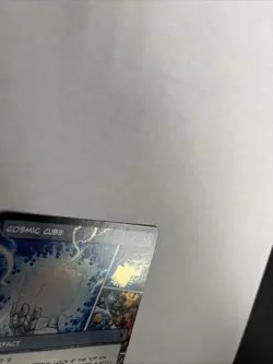 Cosmic Cube Borderless Foil Superheroes Card #0312 MTG LP - Image 3