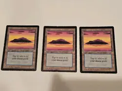 Magic The Gathering Vintage Beta Land Island Twelve 12 - Image 2
