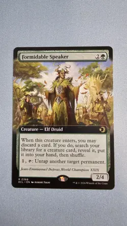 Formidable Speaker (Extended Art) Lorwyn Eclipsed Regular # 366 - Image 1