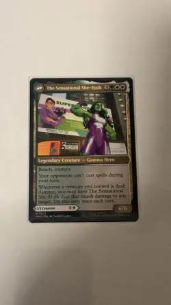 Jennifer Walters 18 Mythic Marvel Super Heroes Magic: The Gathering NM MSH - Image 2