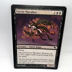 Faerie Macabre 66 Common Shadowmoor Magic: The Gathering Lightly Played - Image 1
