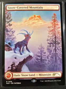 Magic The Gathering Secret Lair Snow-covered Lands Non Foil Set - Image 3