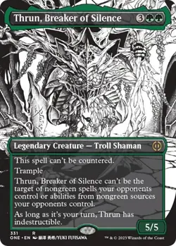 Thrun, Breaker of Silence (Borderless) - Phyrexia: All Will Be One - 331 - LP/NM - Image 1