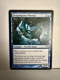 MTG Deepchannel Mentor - The List - Mystery Booster 2 - Regular NM - Image 1