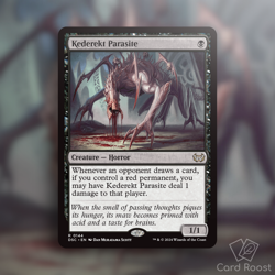 MTG Magic Kederekt Parasite 0144 Commander: Duskmourn: House of Horror DSC - Image 1