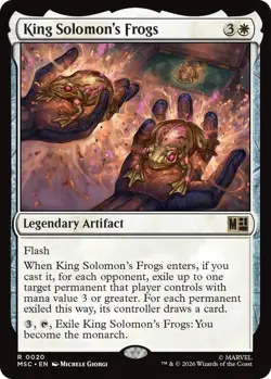 King Solomon's Frogs Commander: Marvel Super Heroes 20 (R) NM - Image 1