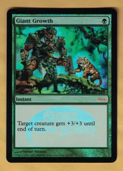 DCI JSS Foil Promo - Giant Growth (2003, Promotional) Junior Super Series - Image 1