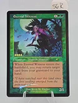 Eternal Witness #12 30th Anniversary PROMO Foil Retro LP Mtg Magic The Gathering - Image 1