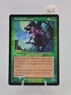 Eternal Witness #12 30th Anniversary PROMO Foil Retro LP Mtg Magic The Gathering - Image 2