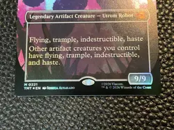 Krang, Utrom Warlord (Borderless) (Foil) Teenage Mutant Ninja Turtles - Unplayed - Image 2