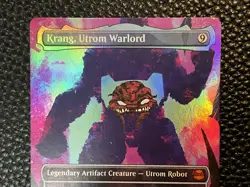 Krang, Utrom Warlord (Borderless) (Foil) Teenage Mutant Ninja Turtles - Unplayed - Image 3