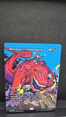 Ravenous Tyrannosaurus (Borderless) Devil Dinosaur - 93 - MTG - Image 1