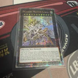Konami Yu-Gi-Oh! Dragon Master Lords ALIN-EN000 Foil 1st Ed Secret Rare - Image 1