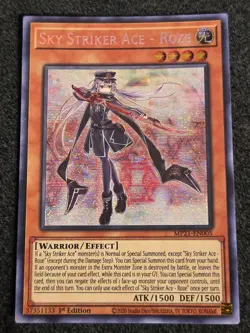 Yu-Gi-Oh Sky Striker Ace - Roze MP21-EN005 Secret Rare 1st Edition - Image 1