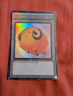 LC04-EN007 Yellow Sheep Scapegoat Token Ultra Rare Limited Edition YuGiOh Card - Image 1