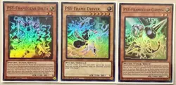 Yugioh! 1x PSY-Framegear Gamma + Delta + PSY-Frame Driver RA05 SR 1st Ed NM - Image 1