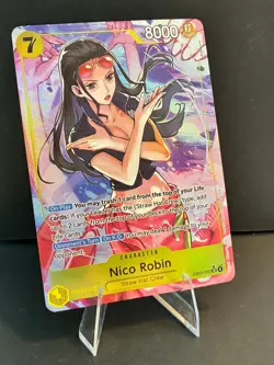 One Piece Nico Robin EB03-055 SR Special Card Alt Art Custom/Fan-Art - Image 2