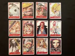 One Piece Card Luffy Uta Shanks Nami etc FILM RED Straw Hat Pirates 12 Set JP - Image 1