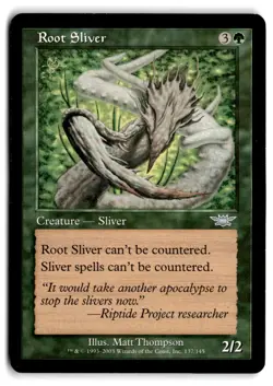 Root Sliver - NM Near Mint - LGN Legions # 137 - MTG Magic the Gathering Card - Image 1