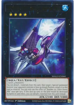 Yugioh - Number 101: Silent Honor ARK (Rare) (1st Edition) - MAGO-EN060 P - Image 1