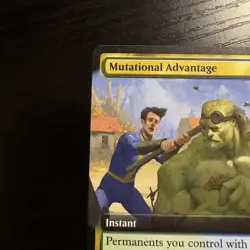 Mutational Advantage Extended Art Rare Regular MTG Fallout #422 NM - Image 2