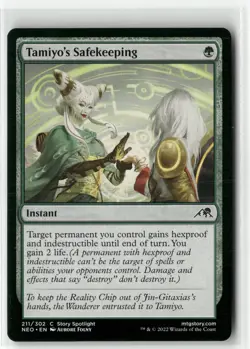 Tamiyo's Safekeeping C 211 Kamigawa: Neon Dynasty MTG M1-002 - Image 1