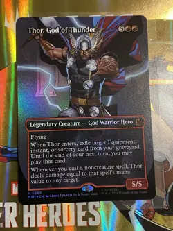 Thor, God of Thunder (Borderless) (0369) Marvel Super Heroes Foil - Image 1