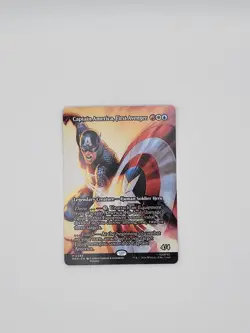 MTG Captain America, First Avenger (Borderless) 0088 - Marvel Universe Eternal - Image 1
