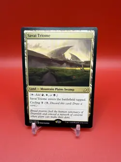 MTG Savai Triome 253/274 Ikoria: Lair of Behemoths NM - Image 1