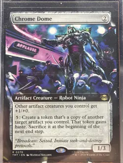 Chrome Dome 0276 Regular Teenage Mutant Ninja Turtles MTG - Image 2