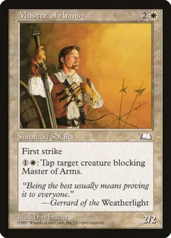 MTG Master of Arms ** Weatherlight ** English (NM) - Image 1