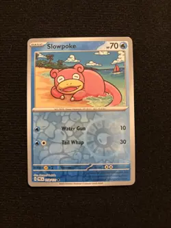 Pokemon TCG Slowpoke Reverse Holo Card 018/131 Prismatic Evolutions - Image 1