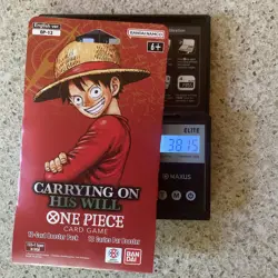 One Piece OP-13 CARRYING ON HIS WILL Sleeved Booster Pack - Heavy - 38.15 🔥🔥 - Image 1
