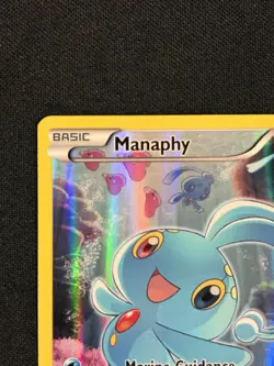 Manaphy XY113 XY Generations Mytical BLACK STAR Promo Pokemon Card - Image 2