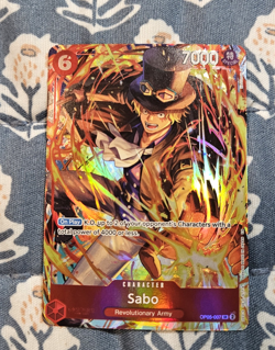 Sabo Illustration Box Promo Card Foil OP05-007 NM - One Piece - Image 1