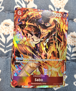Sabo Illustration Box Promo Card Foil OP05-007 NM - One Piece - Image 2