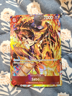 Sabo Illustration Box Promo Card Foil OP05-007 NM - One Piece - Image 3