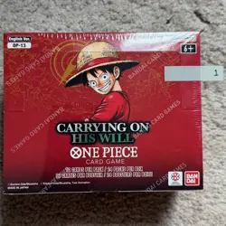 Bandai One Piece Card Game: Carrying On His Will (OP-13) English Booster Box - Image 1
