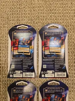 Disney Lorcana TCG The First Chapter Blister Pack, Lot Of 4 (New)! - Image 5