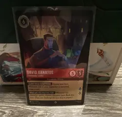 Disney Lorcana TCG Floodborn David Xanatos - Charismatic Leader SR Foil 116/204 - Image 1