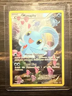 Pokemon TCG x & Y Manaphy XY113 Black Star Promo Holo Card - Image 1