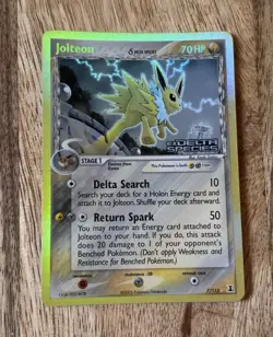 NEAR MINT Jolteon EX Delta Species Reverse Holo Rare 7/113 70 HP 2005 English - Image 1