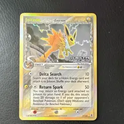 The Pokemon Company Jolteon ex Delta Species Reverse Holo Rare 70 HP 7/113 2005 - Image 1