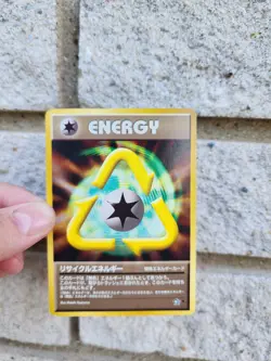 Pokemon TCG Neo Genesis Rare Recycle Energy Japanese Vintage Card - Image 1