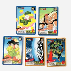 1993 Dragon Ball Carddass Super Battle Card Lot 5 types Oolong Broly Cell Recoom - Image 1